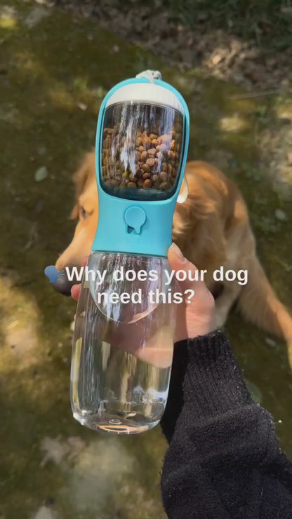 AquaPaw™ Foldable Portable Pet Water Bottle & Dispenser